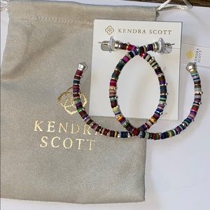 BNWT Kendra Scott Reece Hoops-Neutral Mix